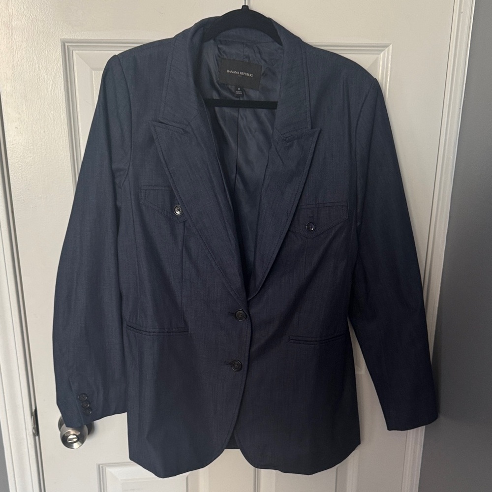 Banana Republic Navy Blazer